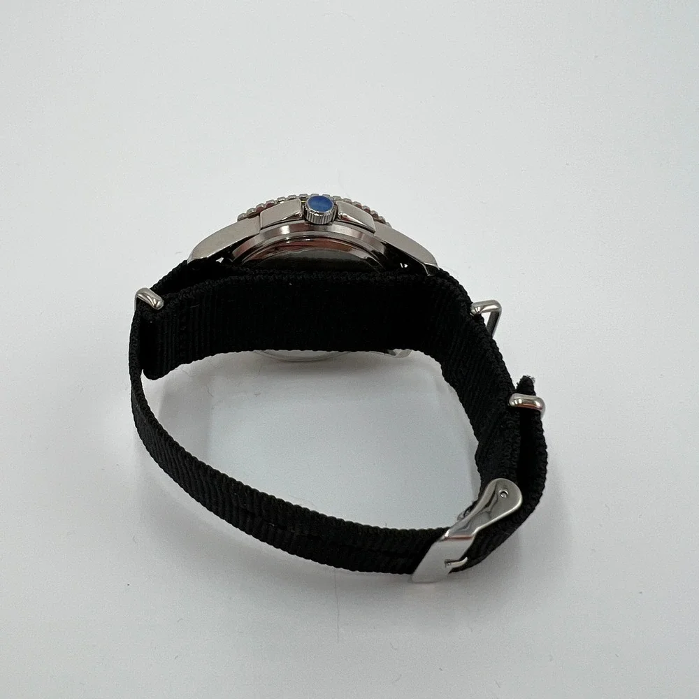 Game Time Alabama Crimson Tide Watch Mens Red Dial Black NATO Strap NCAA Bama